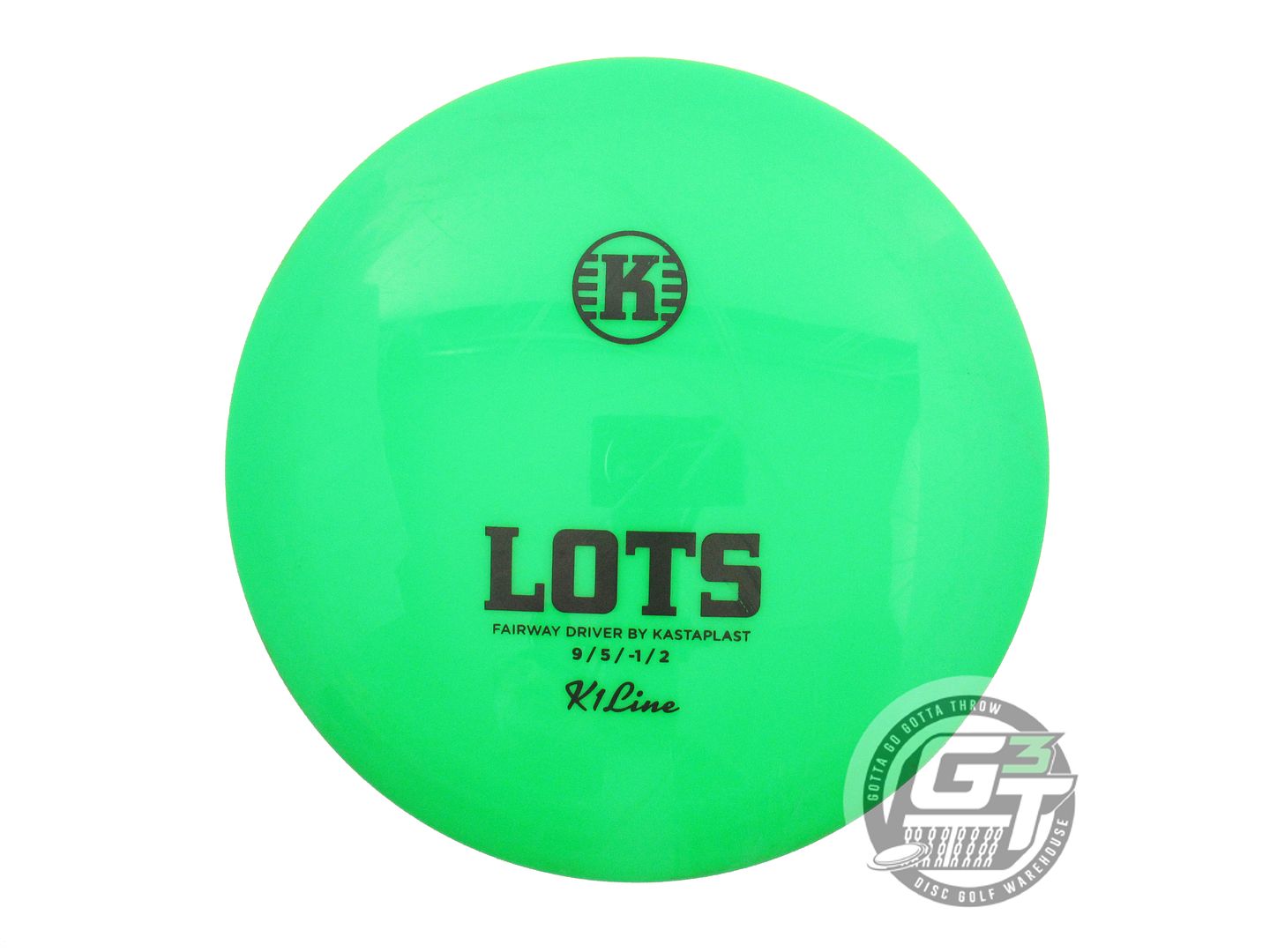 USED Kastaplast K1 Lots 172g Green Black Stamp Fairway Driver Golf Disc