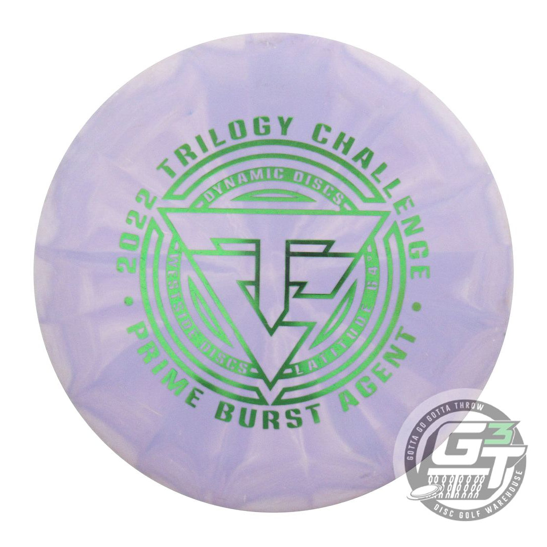 USED Dynamic Discs Prime Burst Agent 176g Lilac Green Foil Putter Golf Disc