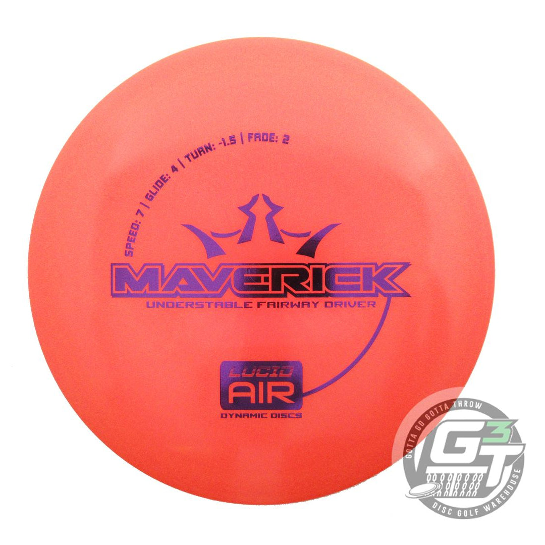 Dynamic Discs Lucid AIR Maverick Fairway Driver Golf Disc (Individually Listed)