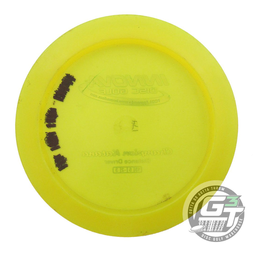 USED Innova Champion Katana 174g Marigold Teal Foil Distance Driver Golf Disc