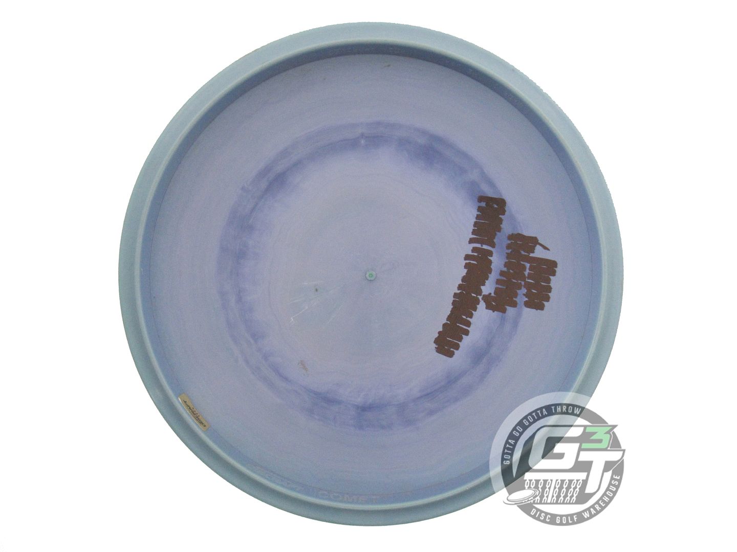 USED Discraft ESP Comet 178g Blue-Lime Red Holo Foil Midrange Golf Disc