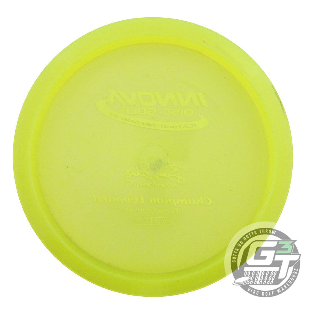 USED Innova Champion Leopard 168g Yellow White Stamp Fairway Driver Golf Disc