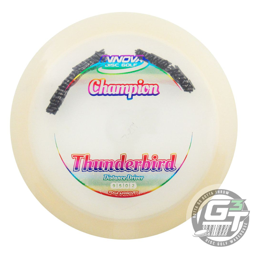 USED Innova Champion Thunderbird 176g Lt. Peach Rainbow Foil Driver Disc
