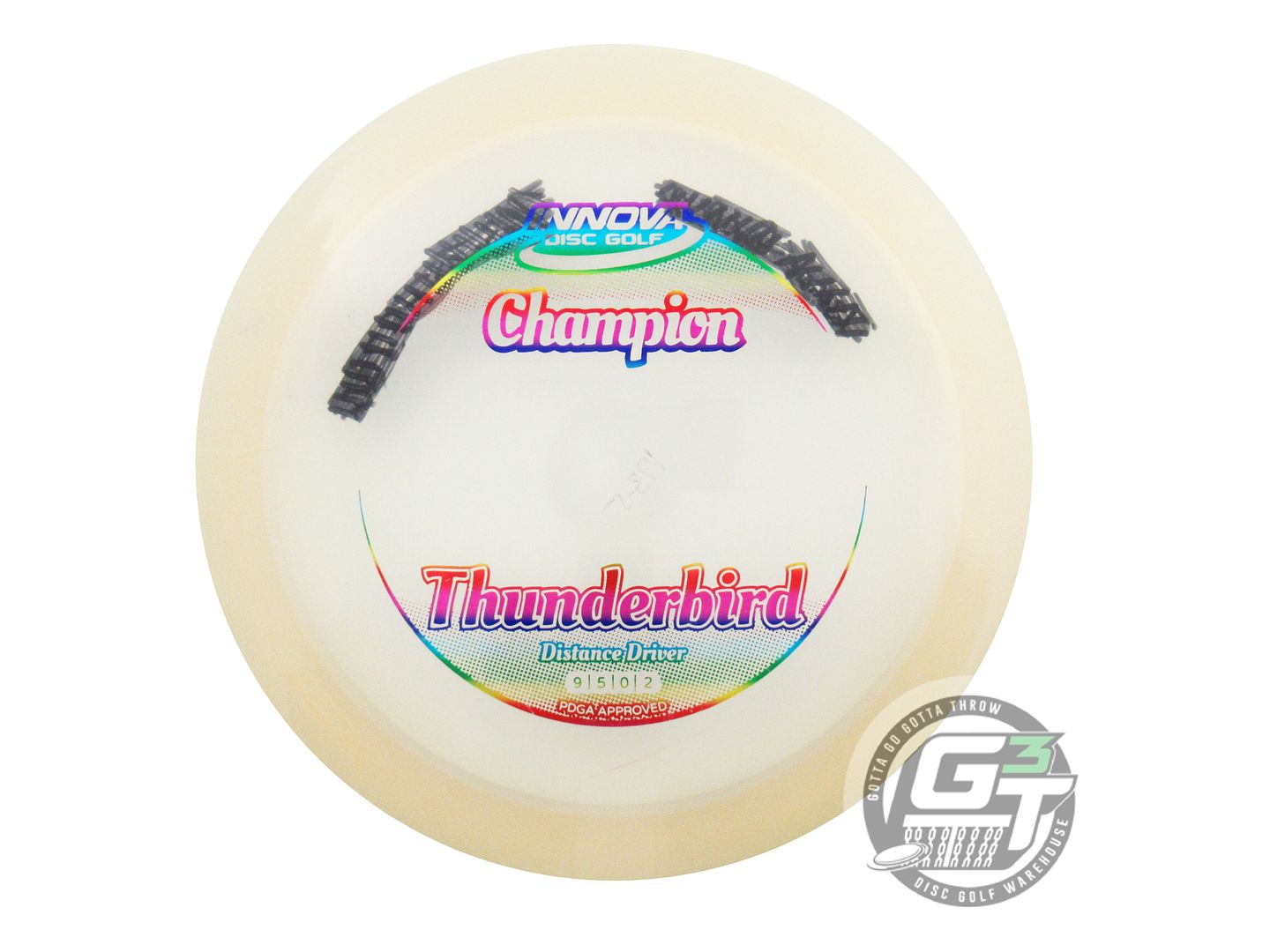 USED Innova Champion Thunderbird 176g Lt. Peach Rainbow Foil Driver Disc