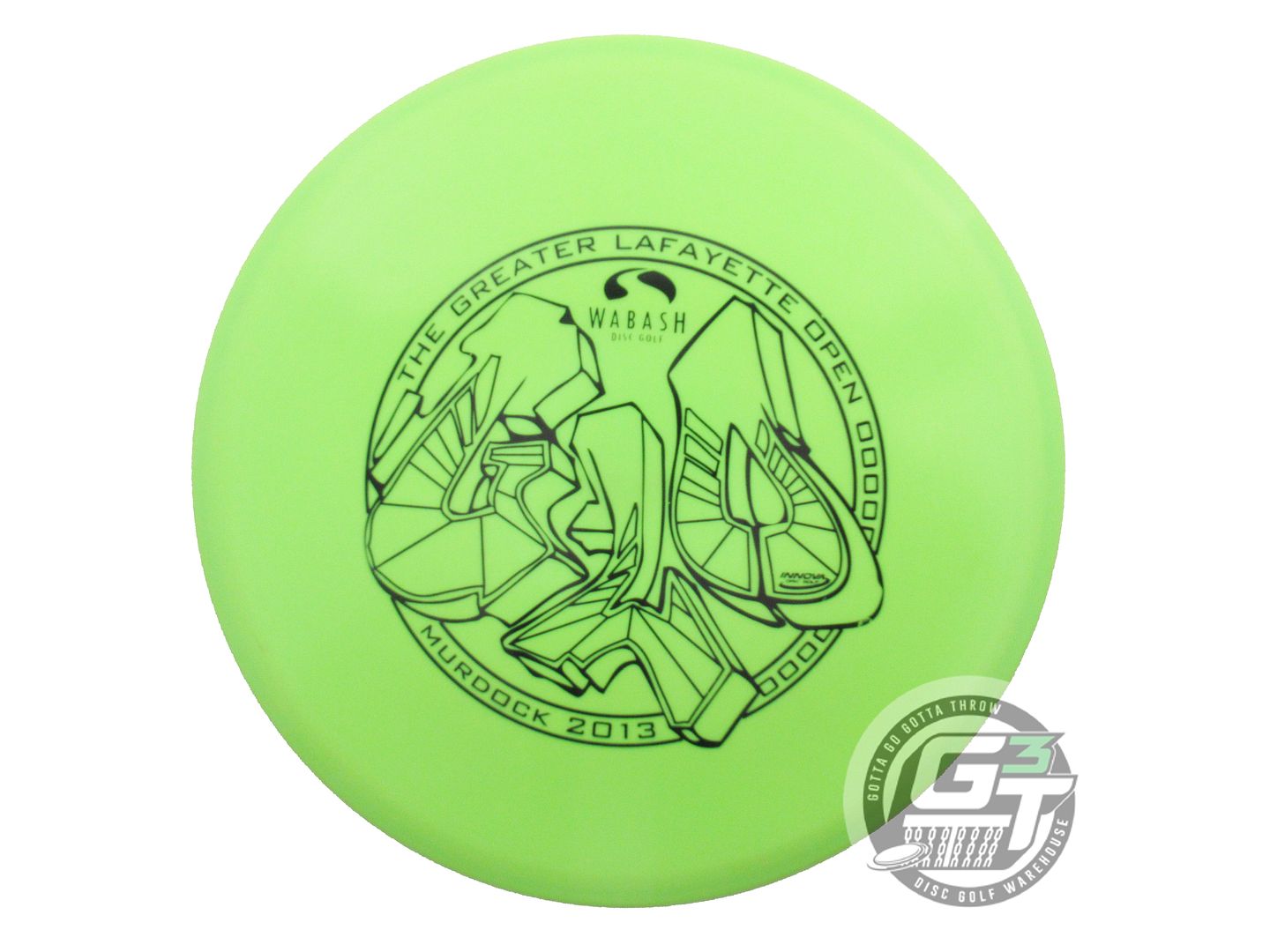 USED Innova Star Rancho Roc 180g Lime Black Stamp Midrange Golf Disc