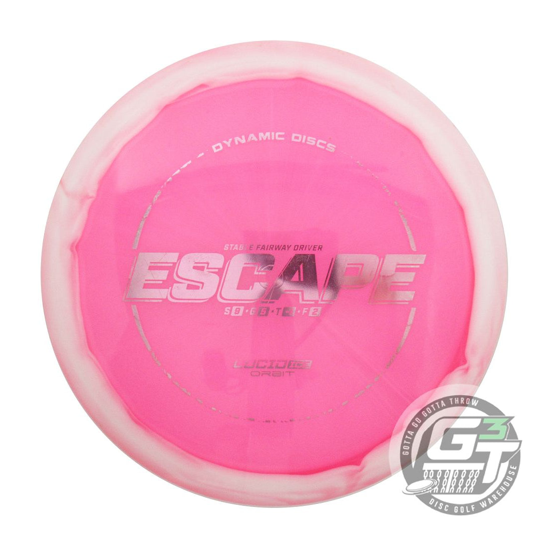 USED Dynamic Discs Lucid Ice Orbit Escape 173g White-Pink Fairway Driver Disc