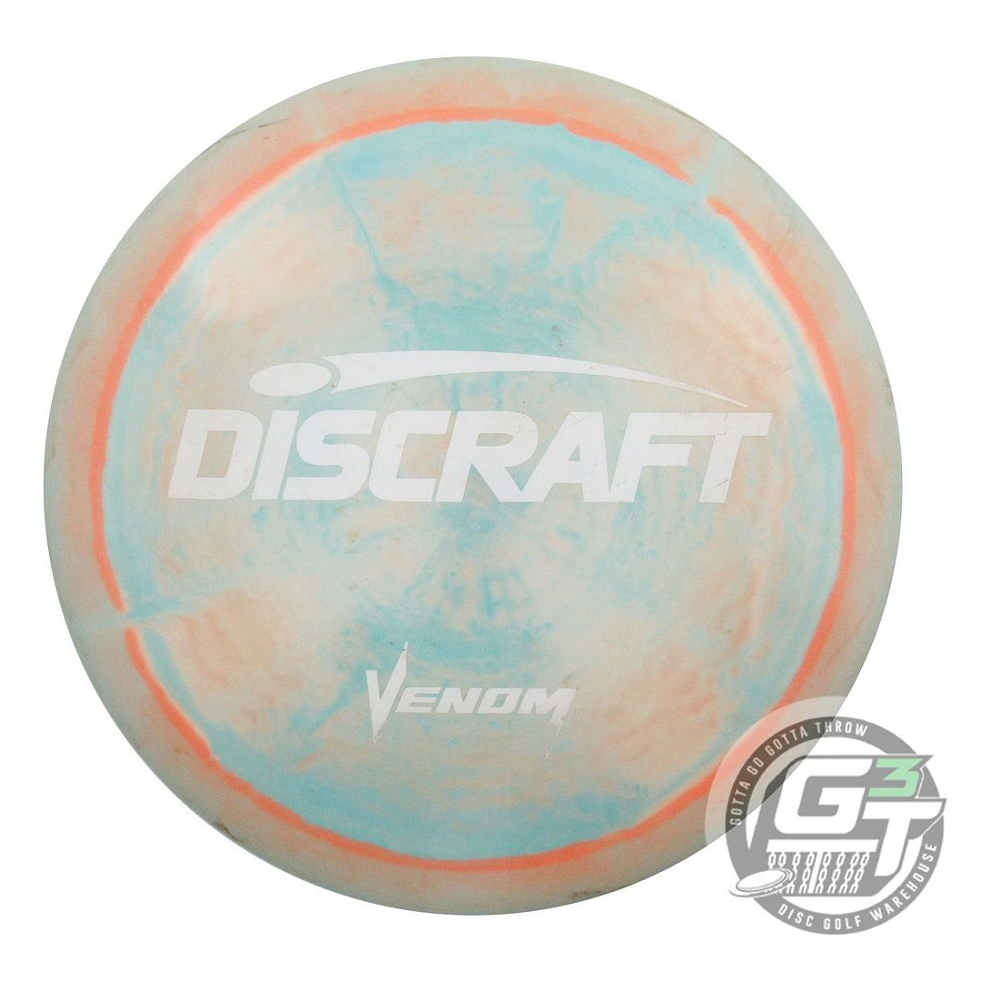 USED Discraft ESP Venom 174g Peach-Seafoam White Stamp Distance Driver Golf Disc