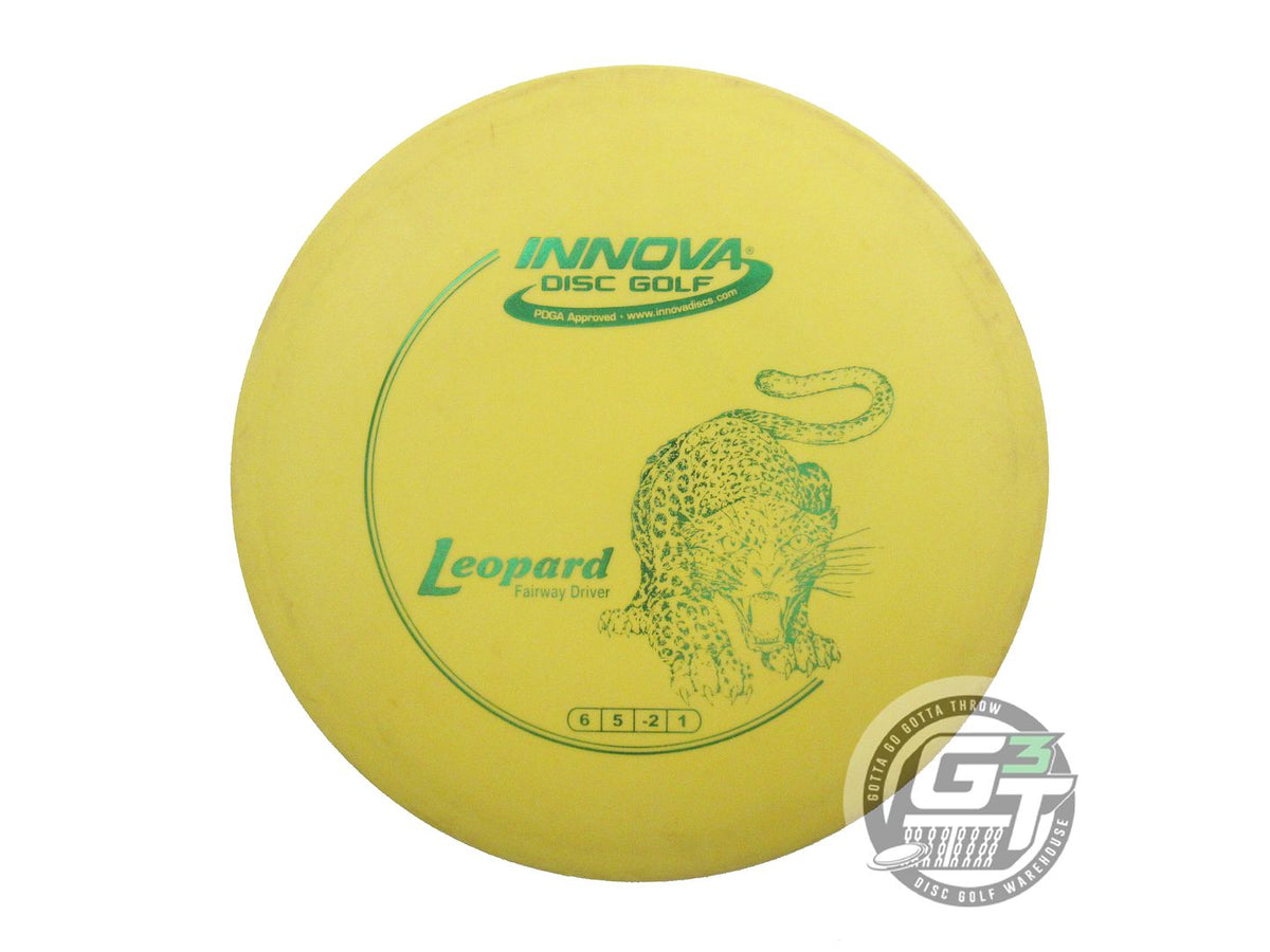 USED Innova DX Leopard 171g Yellow Green Foil Fairway Driver Golf Disc