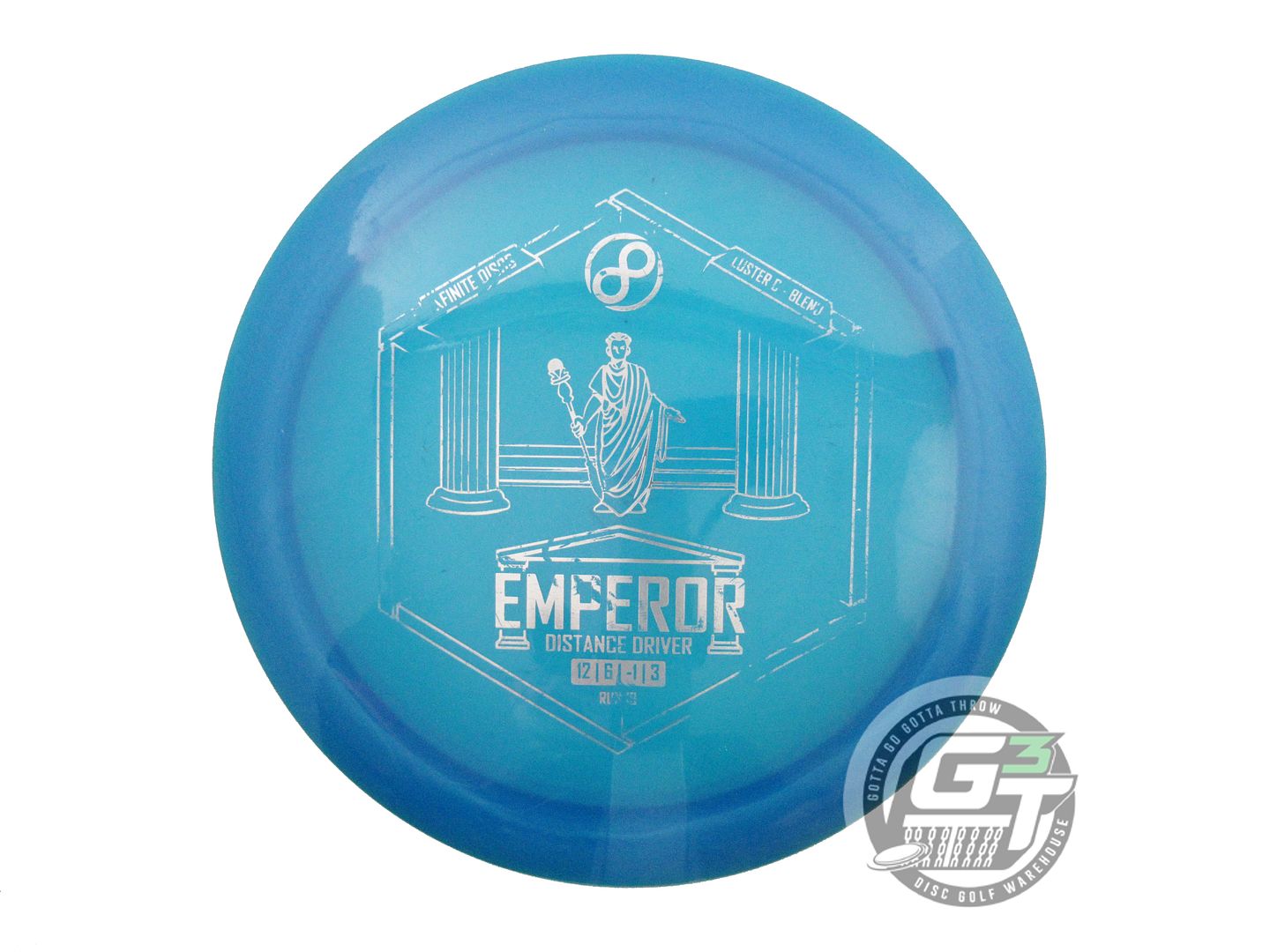 USED Infinite Luster C-Blend Emperor 176g Blue Silver Foil Distance Driver Disc