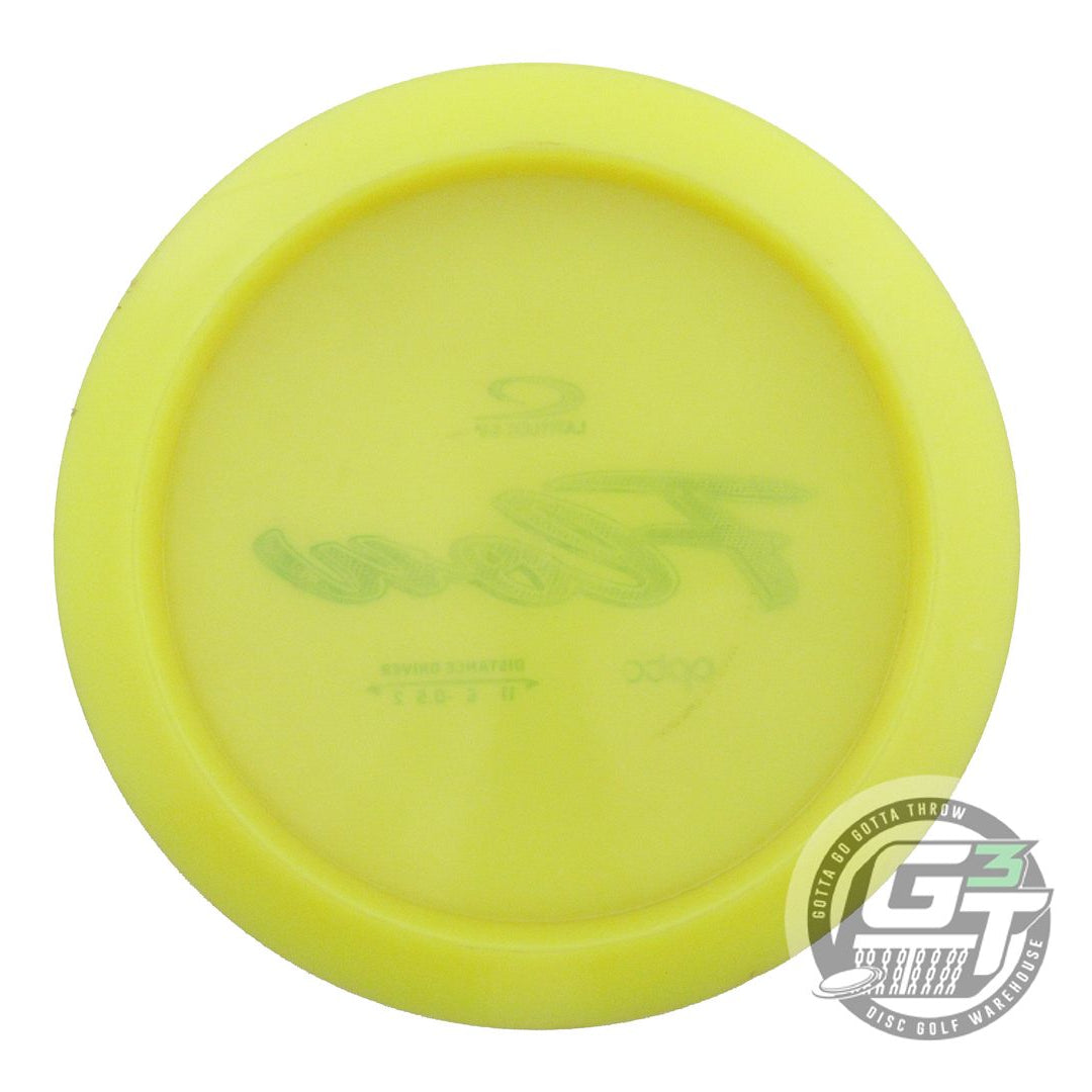 USED Latitude 64 Opto Flow 173g Yellow Green Foil Distance Driver Golf Disc