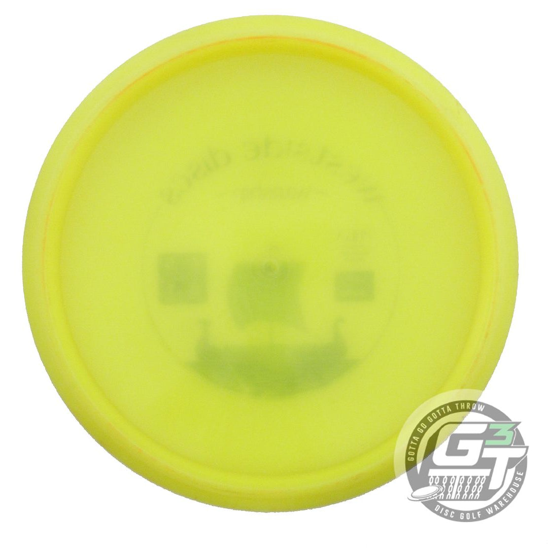 USED Westside Discs VIP Warship 178g Yellow Silver Shatter Midrange Golf Disc