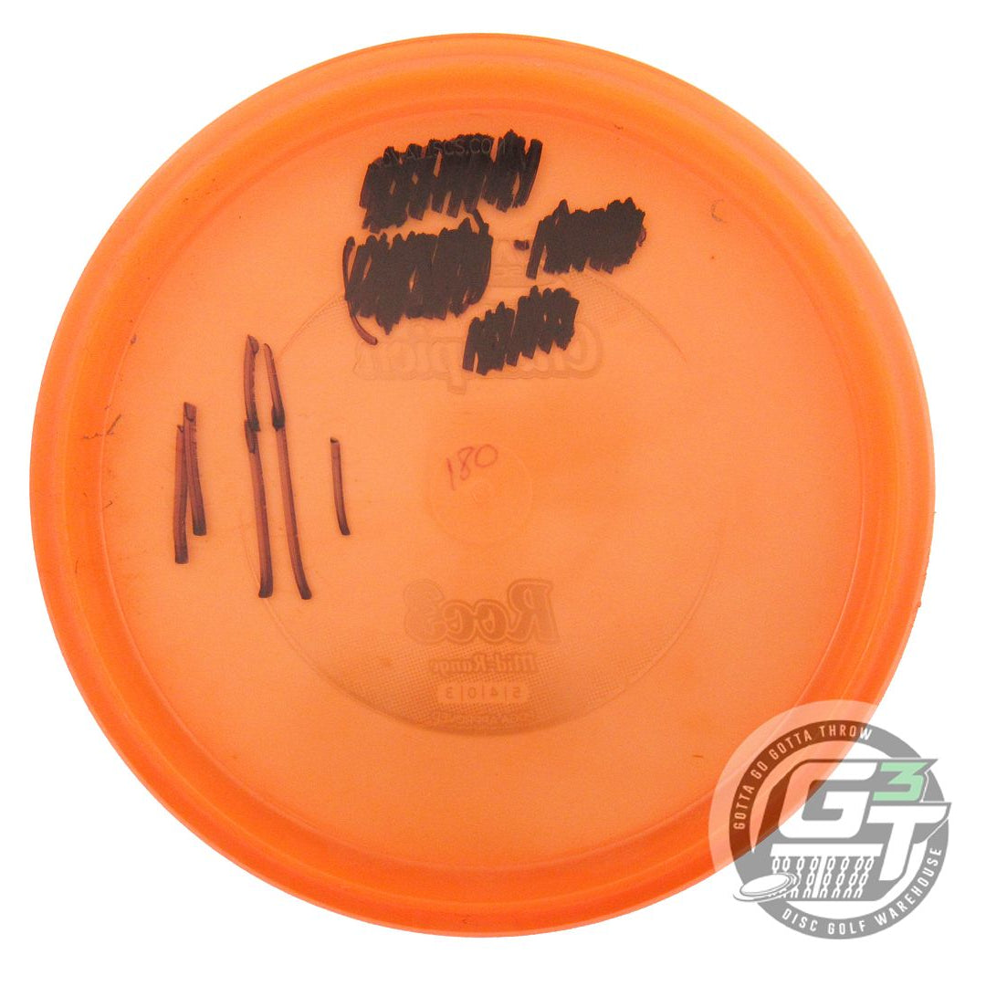 USED Innova Champion Roc3 180g Orange Silver Foil Midrange Golf Disc
