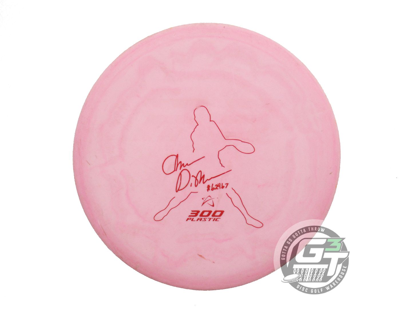 USED Prodigy Discs 300 PA3 173g Pink Red Foil Putter Golf Disc