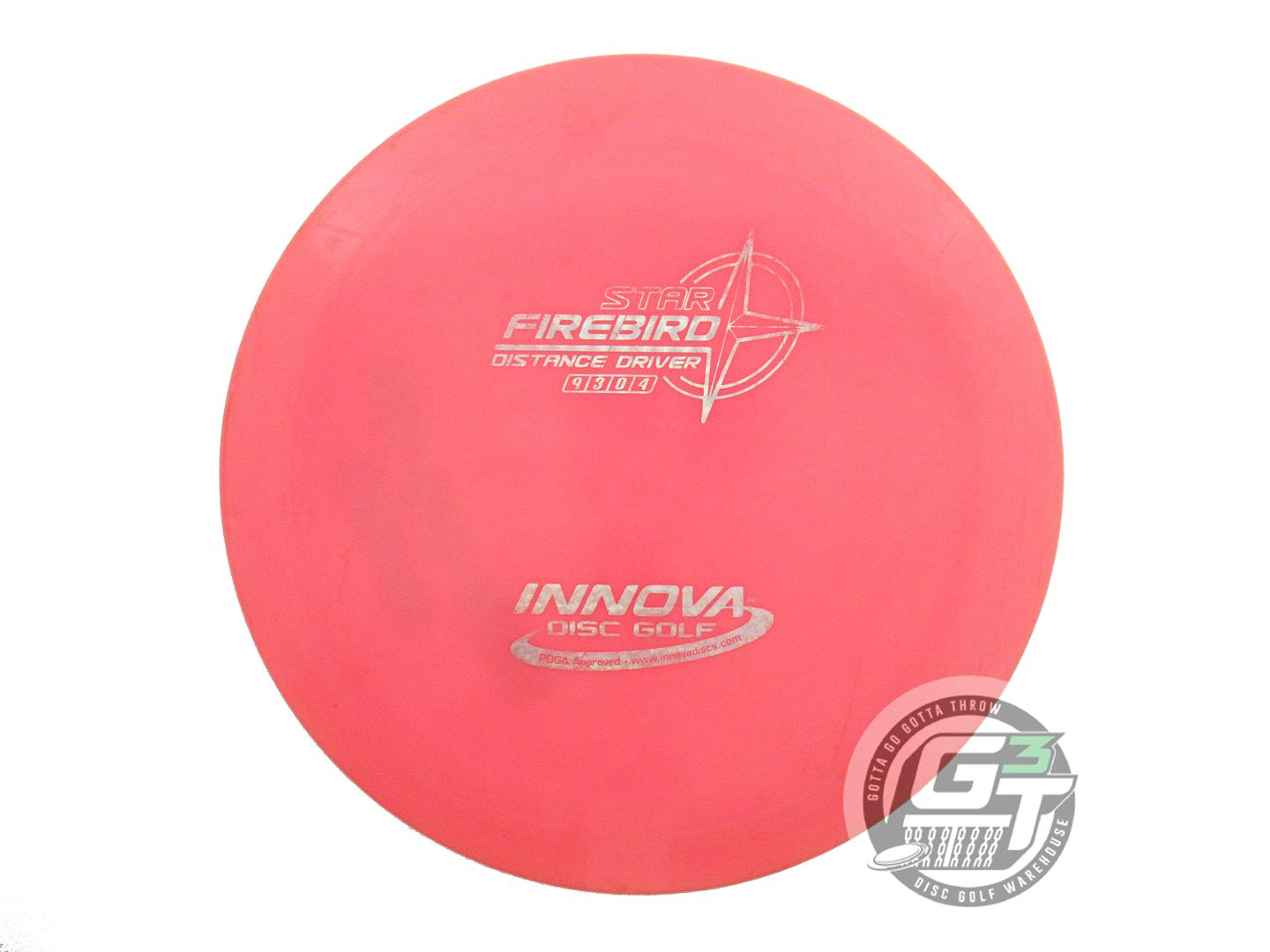 USED Innova Star Firebird 171g Pink Silver Prism Foil Distance Driver Golf Disc