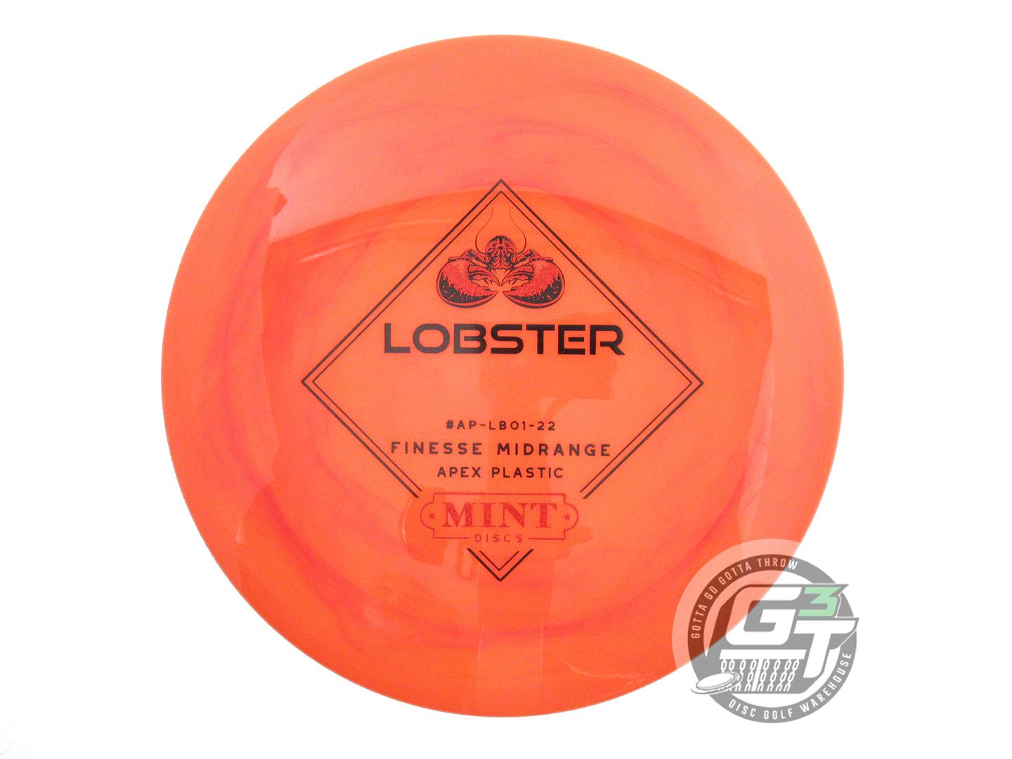 USED Mint Discs Apex Lobster 176g Orange Midrange Golf Disc