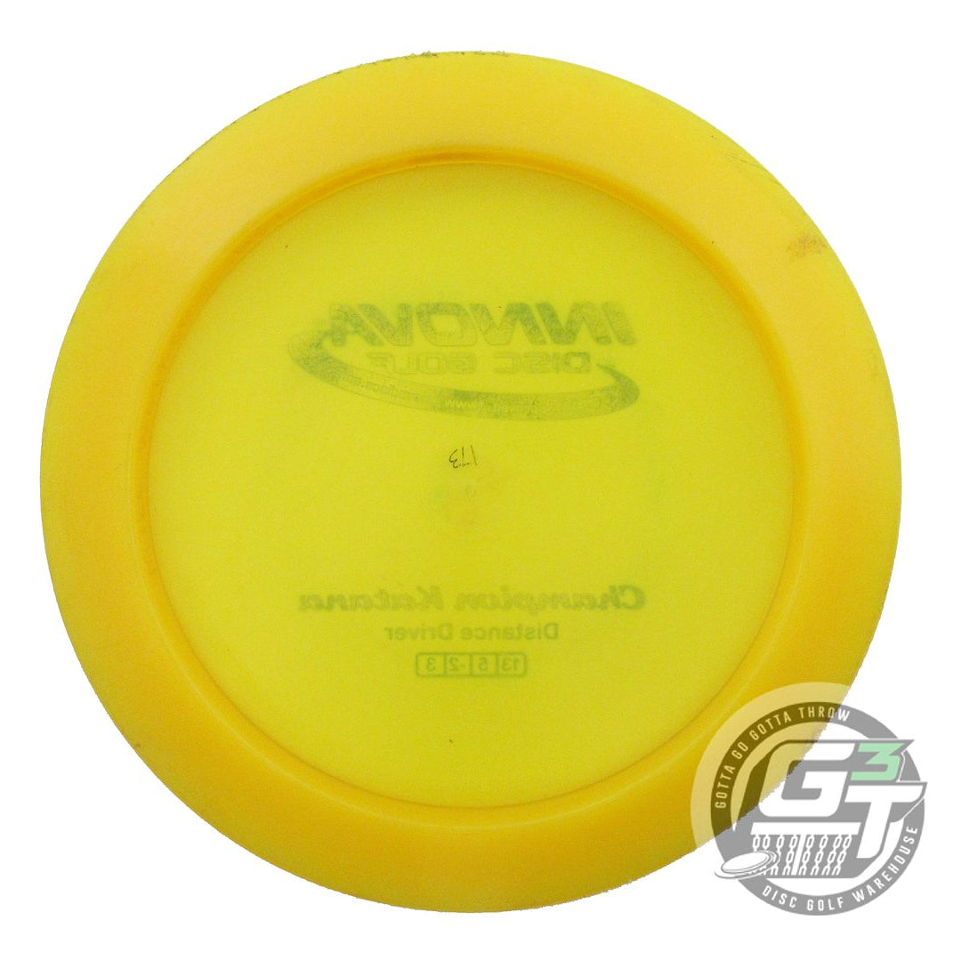 USED Innova Champion Katana 173g Marigold Green Foil Distance Driver Golf Disc