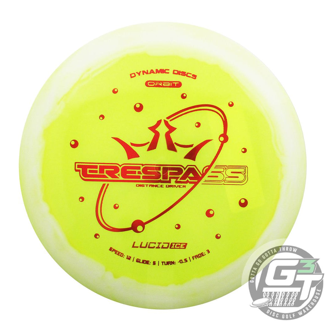 Dynamic Discs Lucid Ice Orbit Trespass Distance Driver Golf Disc (Individually Listed)