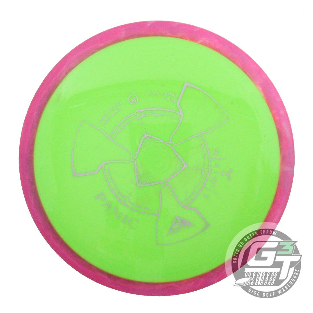 USED Axiom Discs Neutron Panic 168g Dayglow Pink Rim Distance Driver Disc