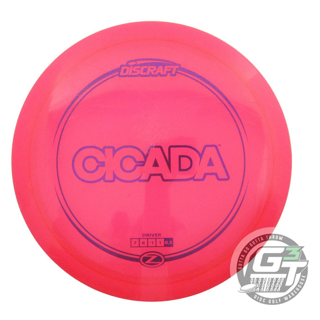 USED Discraft Z Cicada 169g Pink Purple Foil Fairway Driver Golf Disc