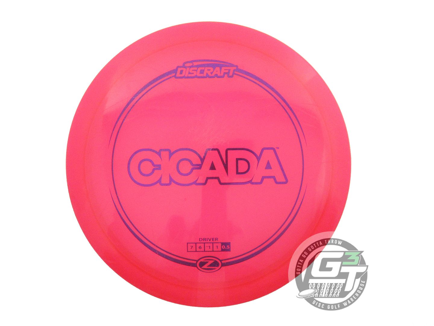 USED Discraft Z Cicada 169g Pink Purple Foil Fairway Driver Golf Disc