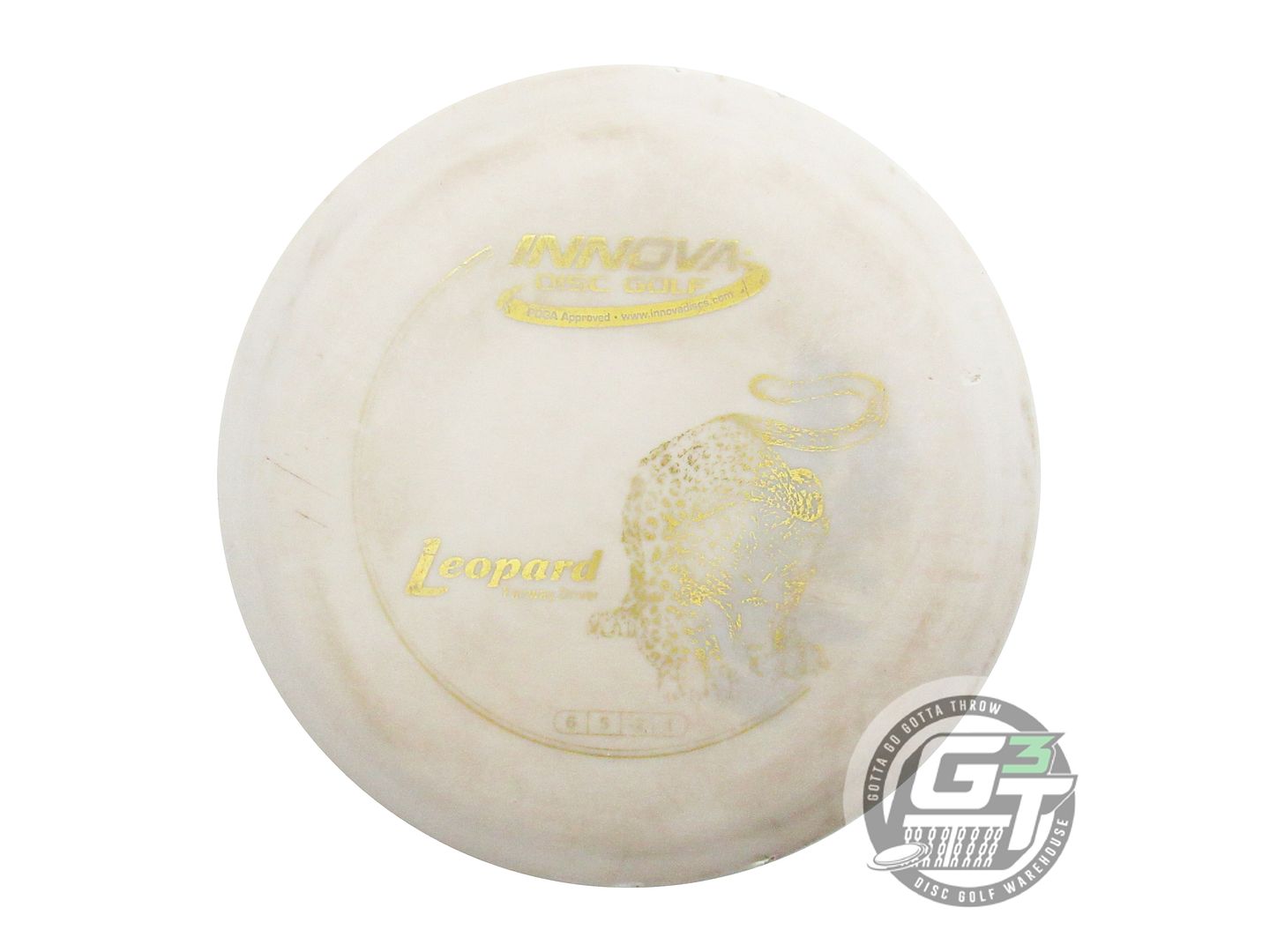 USED Innova DX Leopard 174g White Gold Foil Fairway Driver Golf Disc