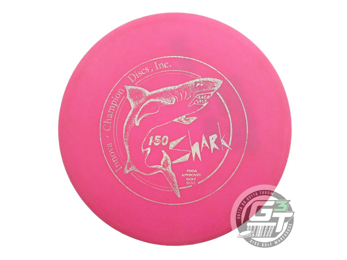 USED Innova DX Shark 150g Pink Silver Prism Foil Midrange Golf Disc