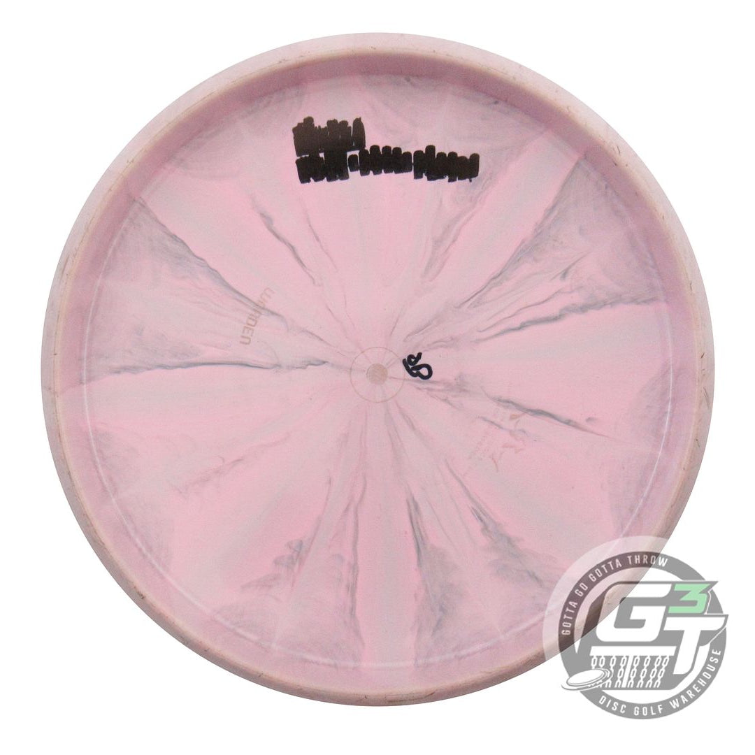 USED Dynamic Discs Fuzion Burst Warden 173g Pink-Gray Putter Golf Disc