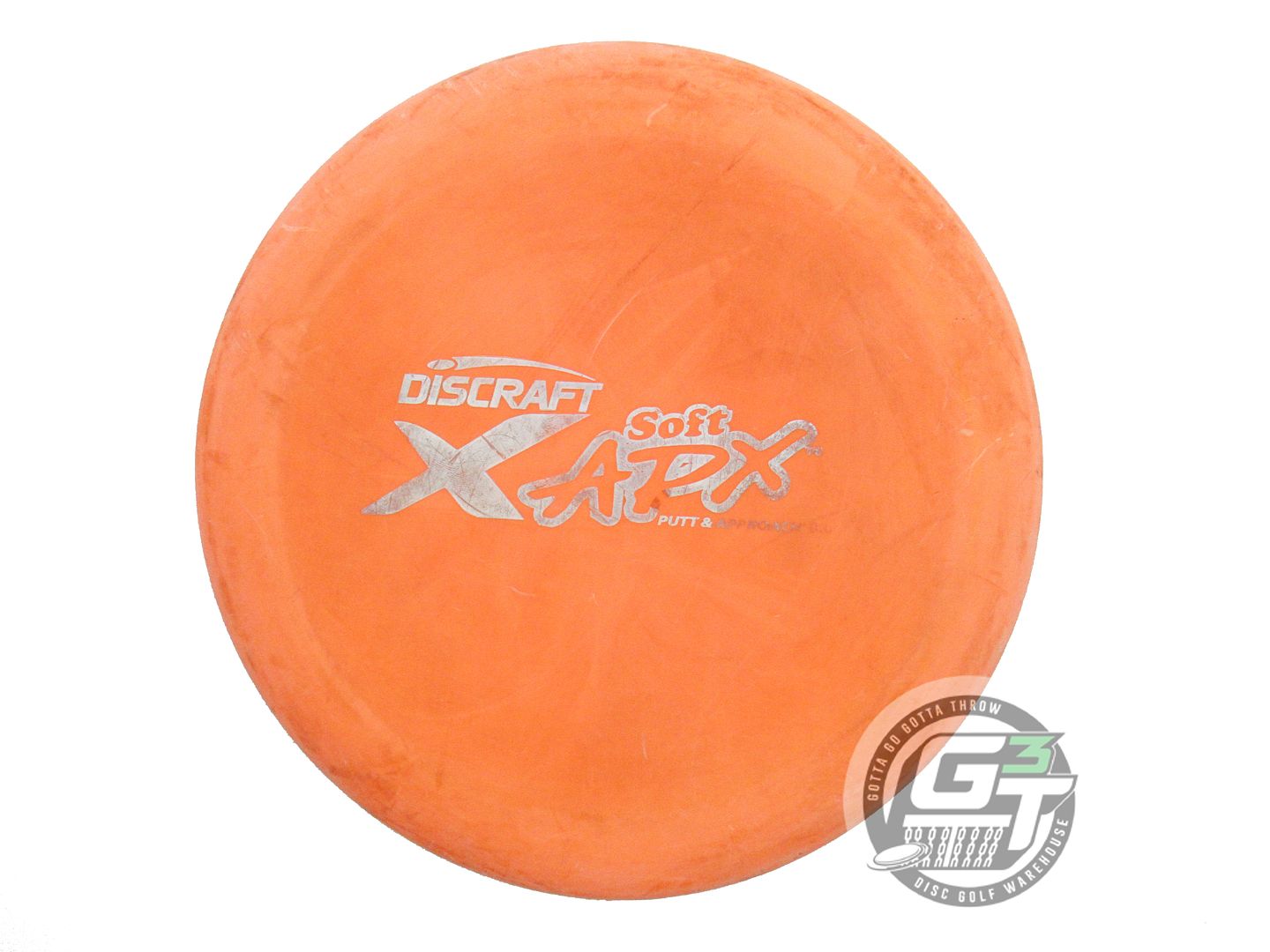 USED Discraft X-OUT X APX 175g Orange Silver Foil Putter Golf Disc