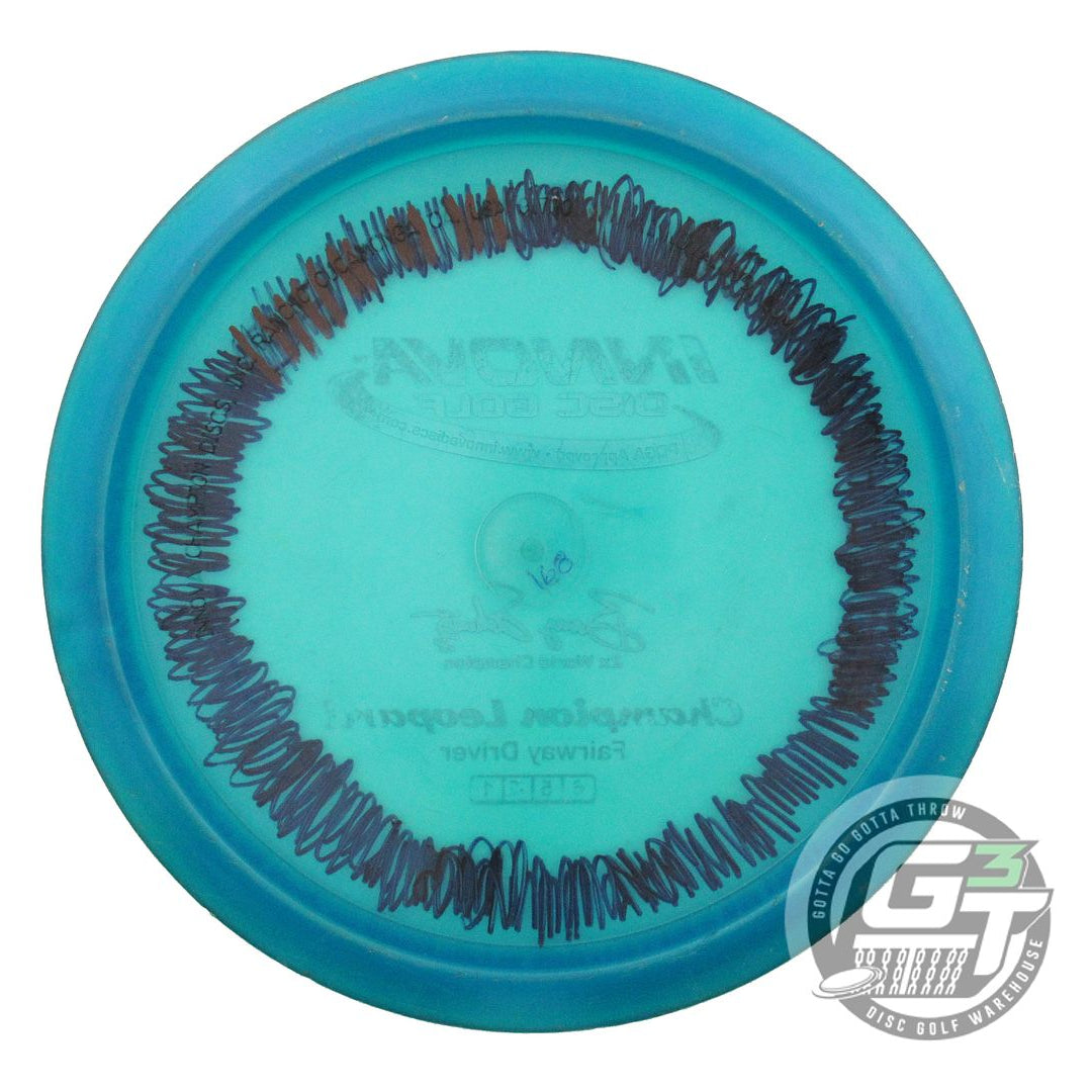 USED Innova Champion Leopard 168g Teal Silver Foil Fairway Driver Golf Disc