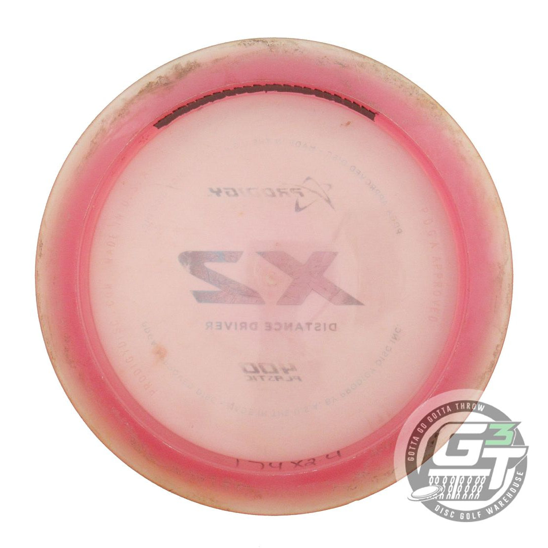 USED Prodigy Discs 400 X2 174g Pink Aqua Foil Distance Driver Golf Disc
