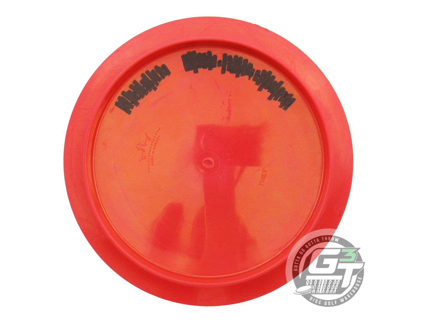 USED Dynamic Discs Fuzion Thief 173g Red Black Stamp Fairway Driver Golf Disc