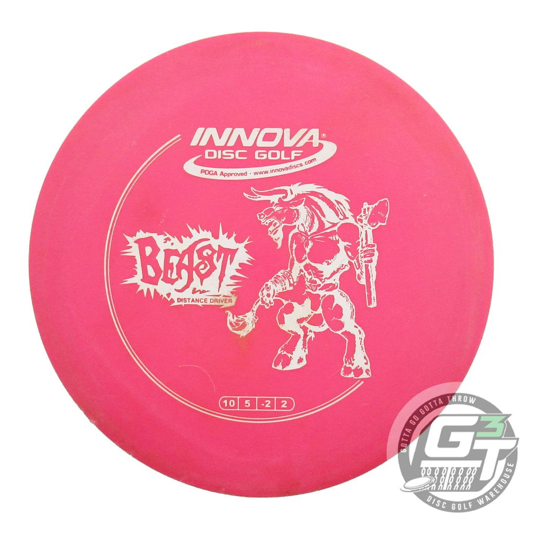 USED Innova DX Beast 176g Pink White Stamp Distance Driver Golf Disc