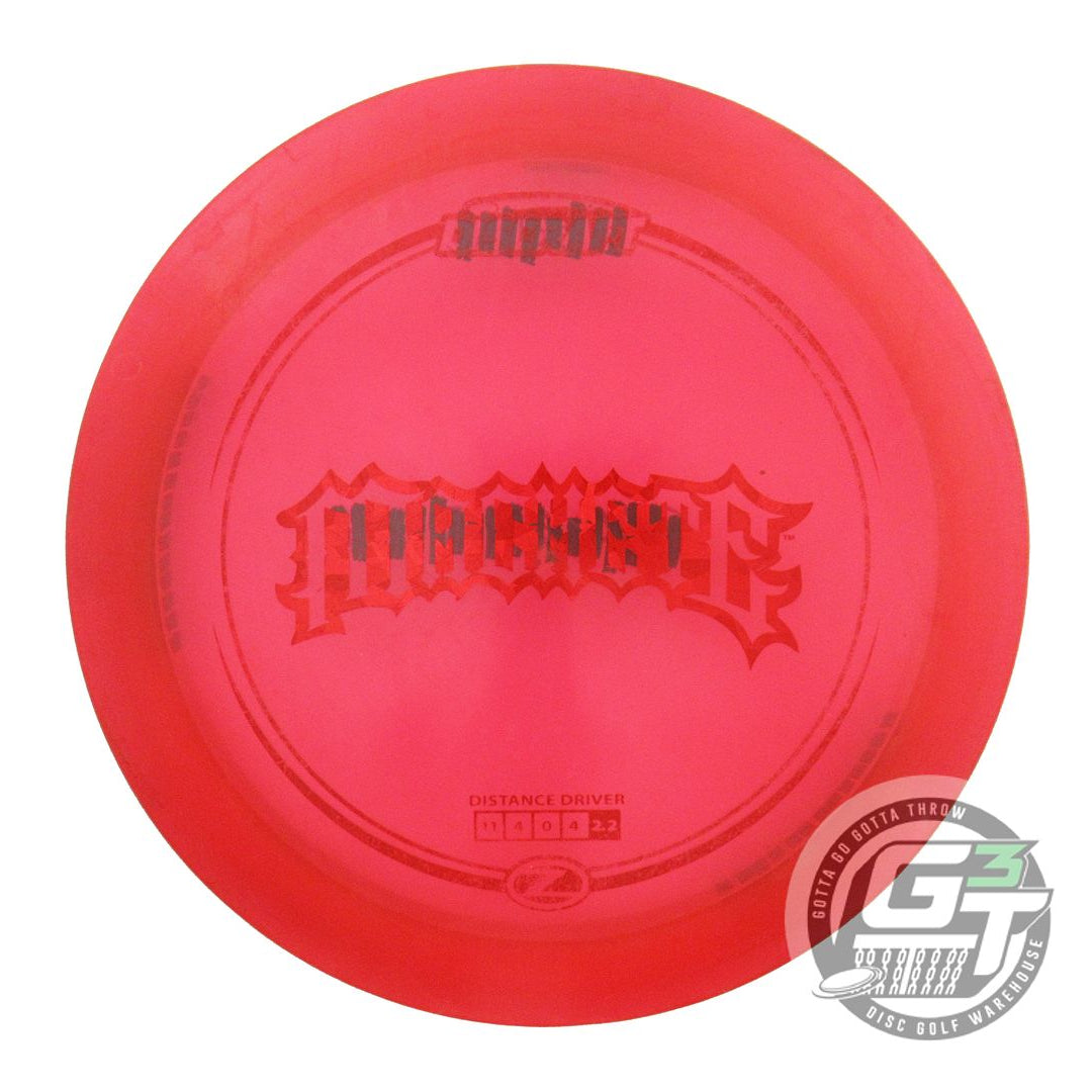 USED Discraft Z Machete 174g Red Red Shatter Foil Distance Driver Golf Disc