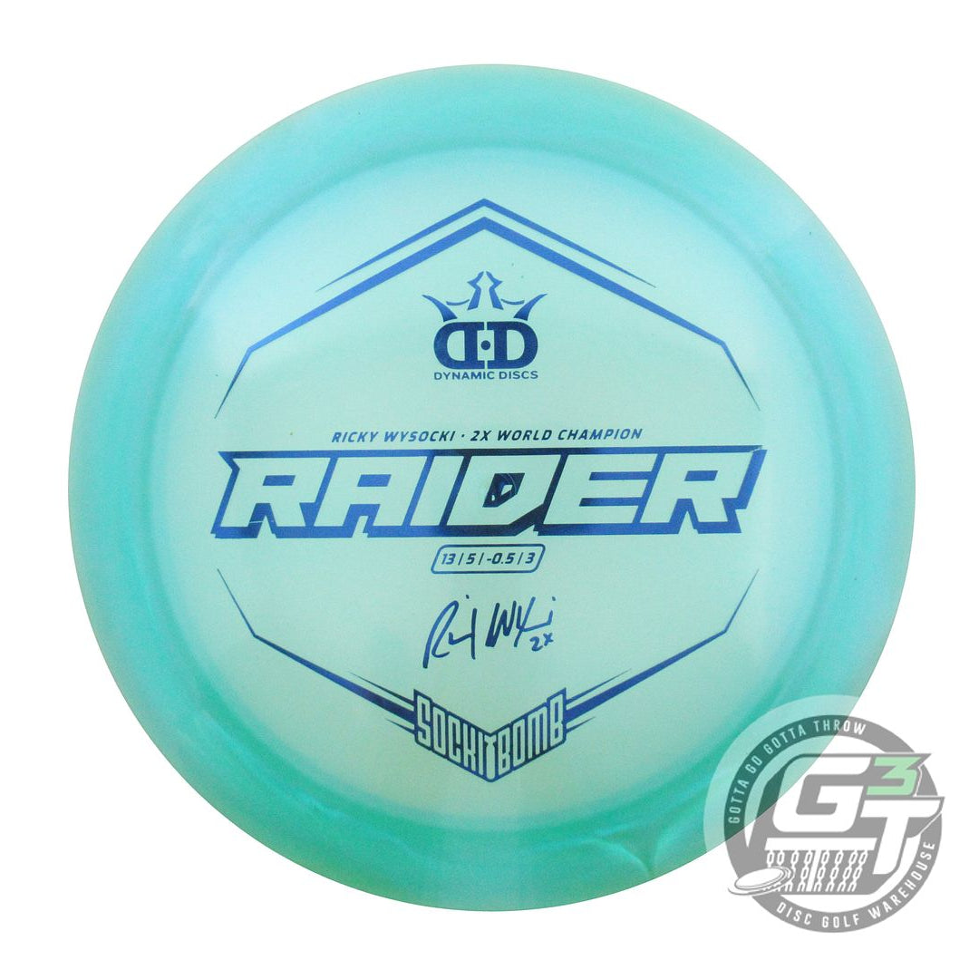 USED Dynamic Discs Chameleon Lucid Raider 173g Seafoam Blue Foil Driver Disc