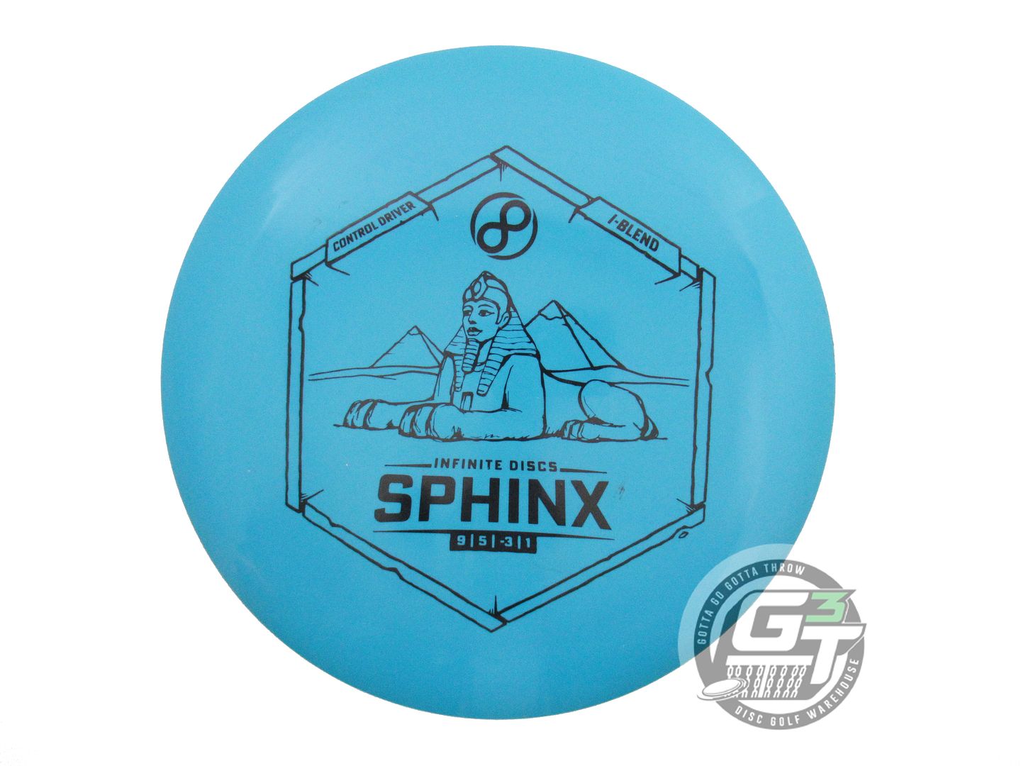 USED Infinite I-Blend Sphinx 173g Teal Black Stamp A Distance Driver Golf Disc