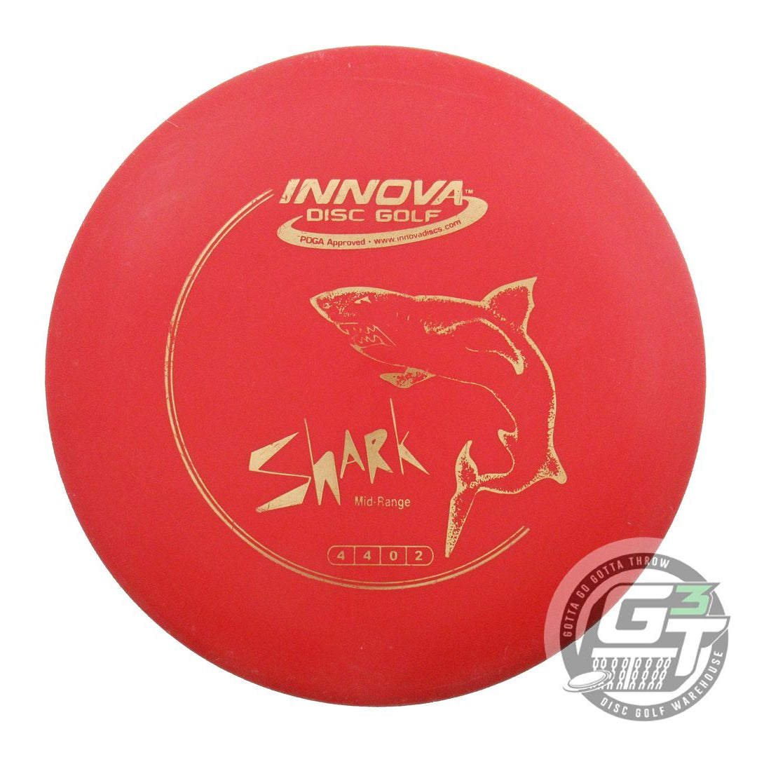 USED Innova DX Shark 148g Red Gold Foil Midrange Golf Disc