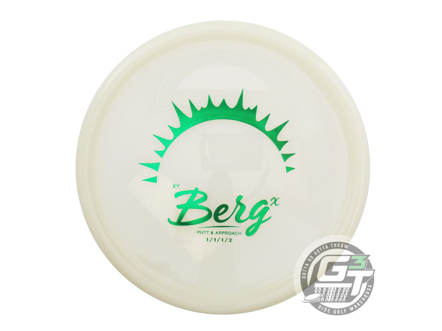 Kastaplast Glow K1 Berg X Putter Golf Disc (Individually Listed) - Gotta Go Gotta Throw