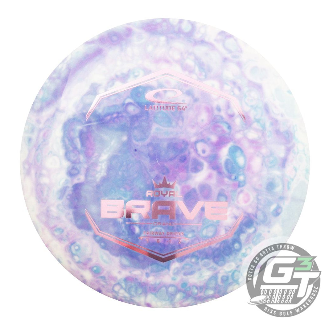 USED Latitude 64 Royal Grand Brave 176g White HOME DYED Fairway Driver Golf Disc