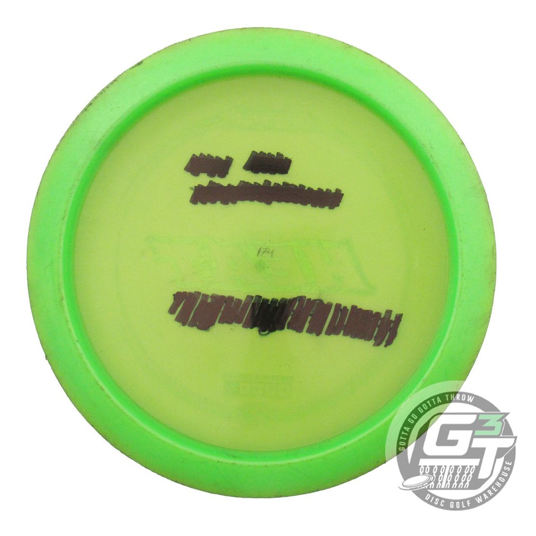 USED Discraft Z Heat 174g Olive Silver Holo Foil Distance Driver Golf Disc