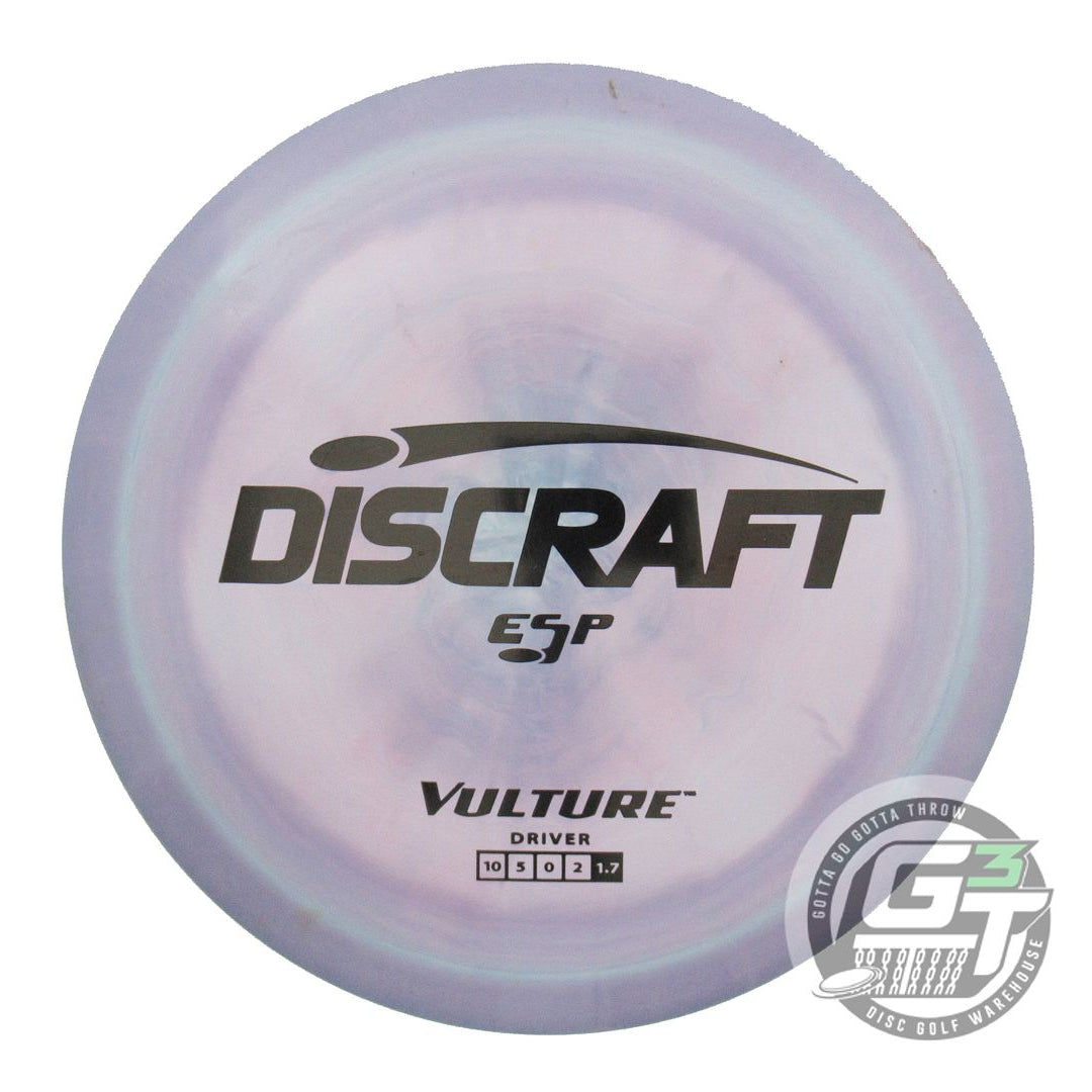 USED Discraft ESP Vulture 173g Purple Black Stamp Distance Driver Golf Disc