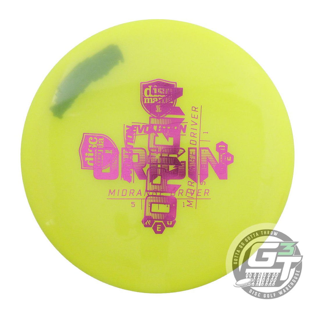 USED DiscMania X-OUT Neo Origin 177g Yellow Midrange Golf Disc