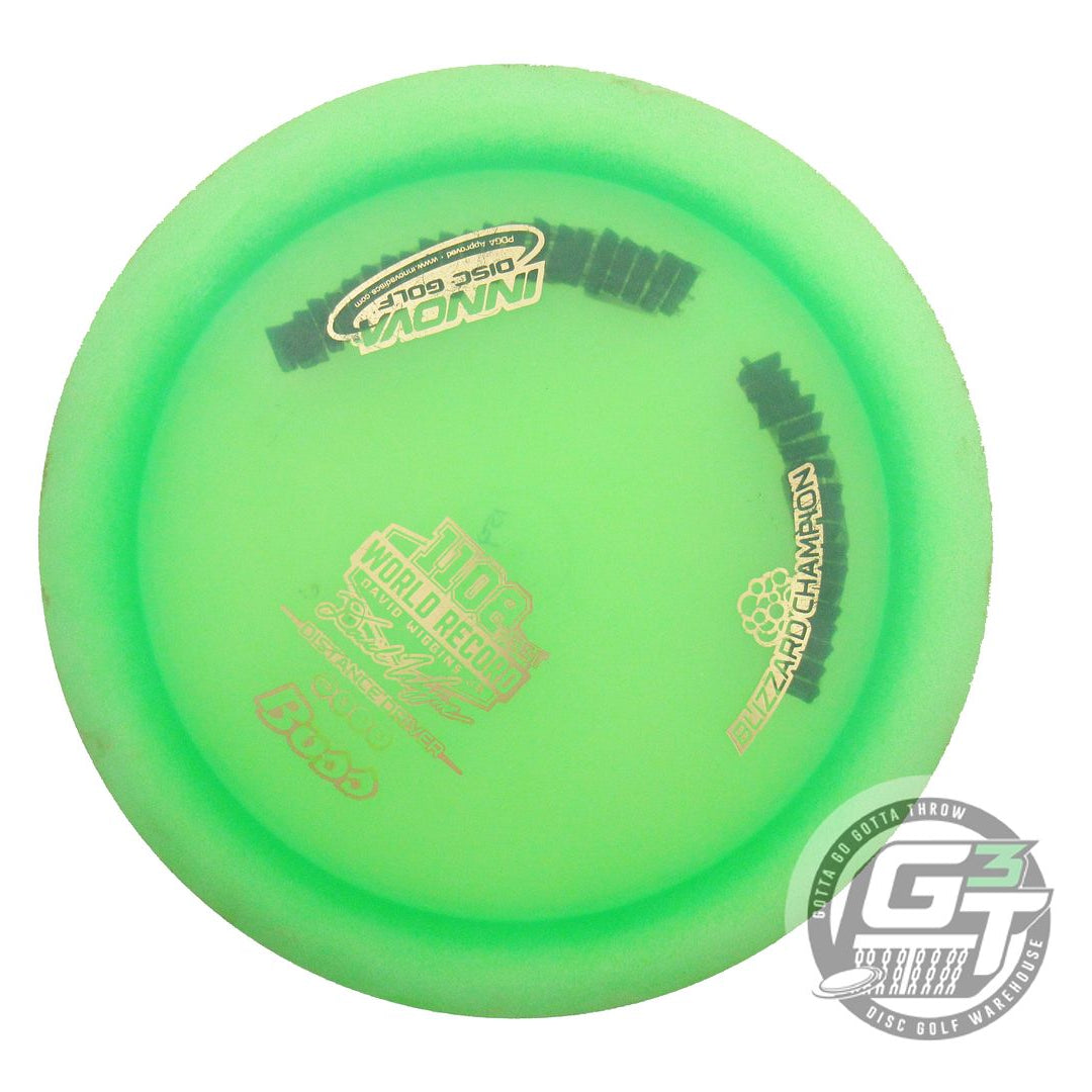 USED Innova Blizzard Boss 160g Green Gold Foil Distance Driver Golf Disc