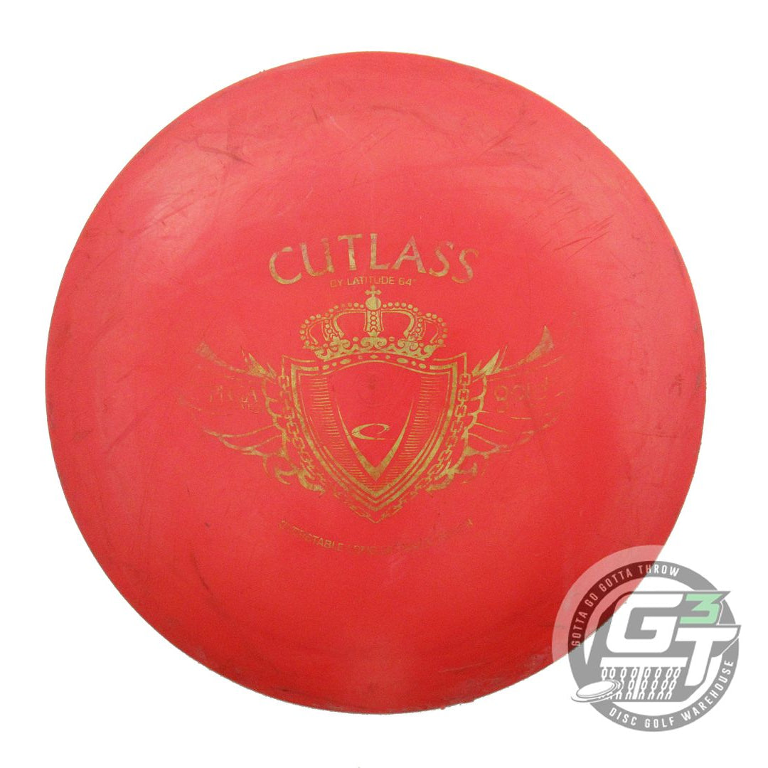 USED Latitude 64 Gold Cutlass 175g Red Gold Foil Distance Driver Golf Disc
