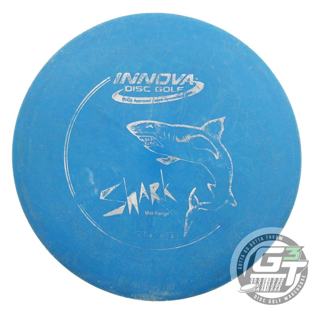 USED Innova DX Shark 148g Blue Silver Foil Midrange Golf Disc