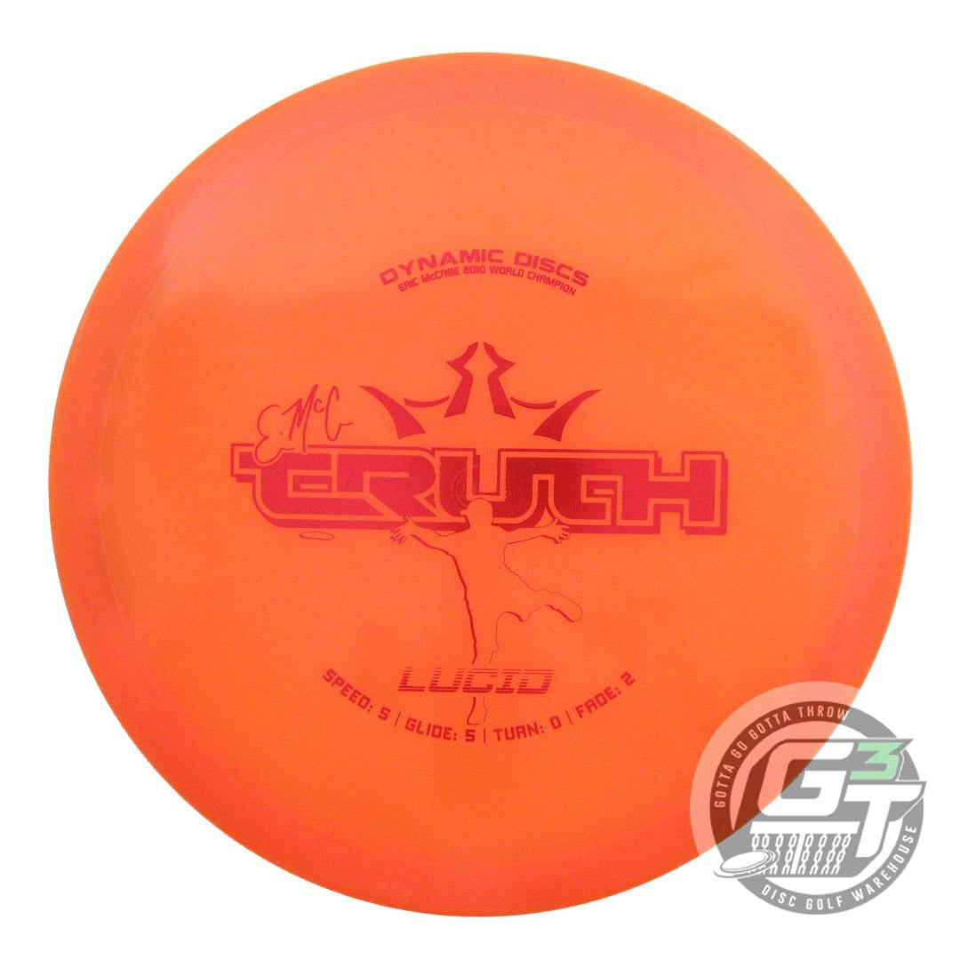 USED Dynamic Discs Lucid EMAC Truth 179g Orange Red Foil Midrange Golf Disc