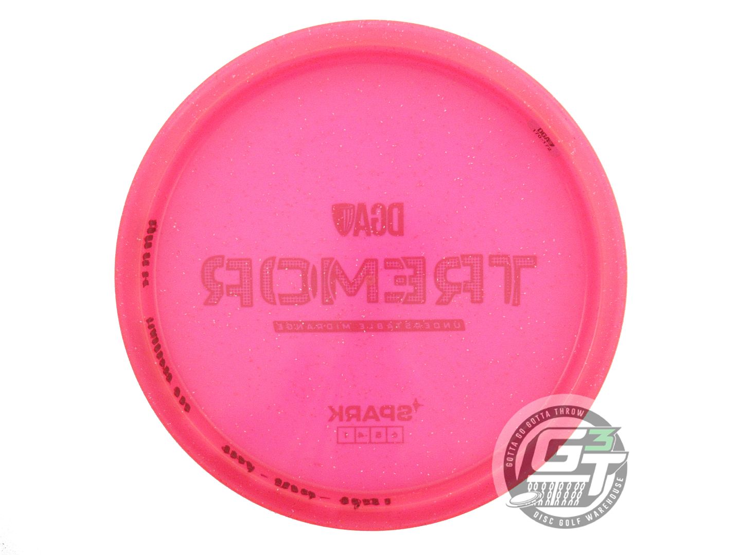 USED DGA Spark Tremor 173g Pink Blue Foil Midrange Golf Disc