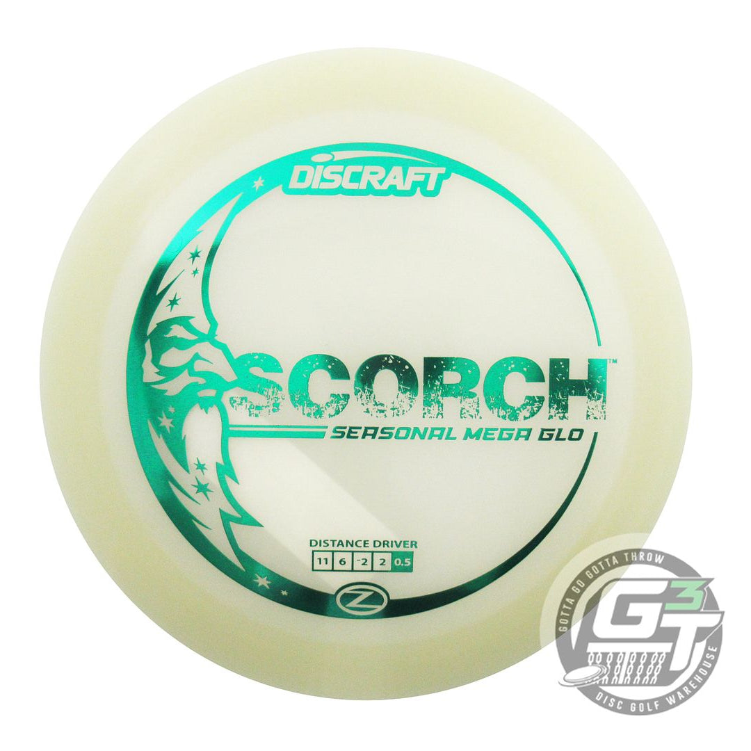 Discraft Seasonal Mega Glo Z Scorch Distance Driver Golf Disc (Individually Listed)