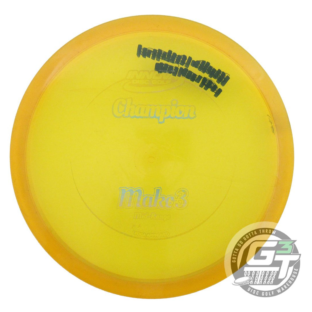 USED Innova Champion Mako3 178g Marigold Frosr Foil Midrange Golf Disc