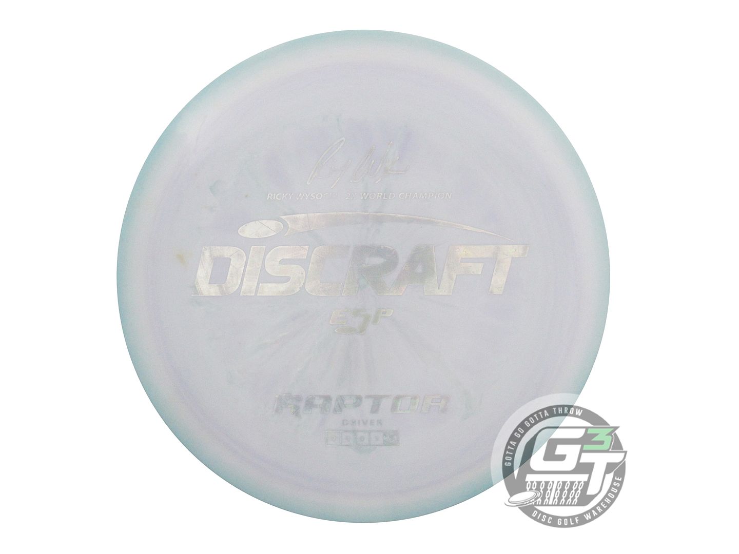 USED Discraft ESP Raptor 176g Lilac Money Foil Distance Driver Golf Disc