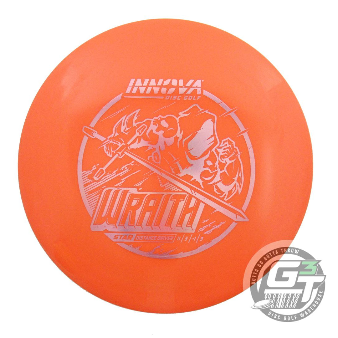 USED Innova Star Wraith 174g Orange Pink Foil Distance Driver Golf Disc